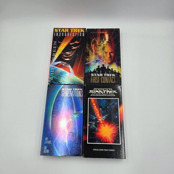 Star Trek VHS Movie Lot Insurrection First Contact Generations The Undiscovered - Picture 2 of 16